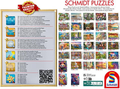 Schmidt Spiele 59789 Puzzle Temps avec le chat, puzzle 1000 pièces Puzzle Naty Shop