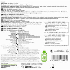 SANTE Natural Cosmetics Gel de duș răcoritor cu parfum de citrice, 950 ml Duș și baie Naty Shop