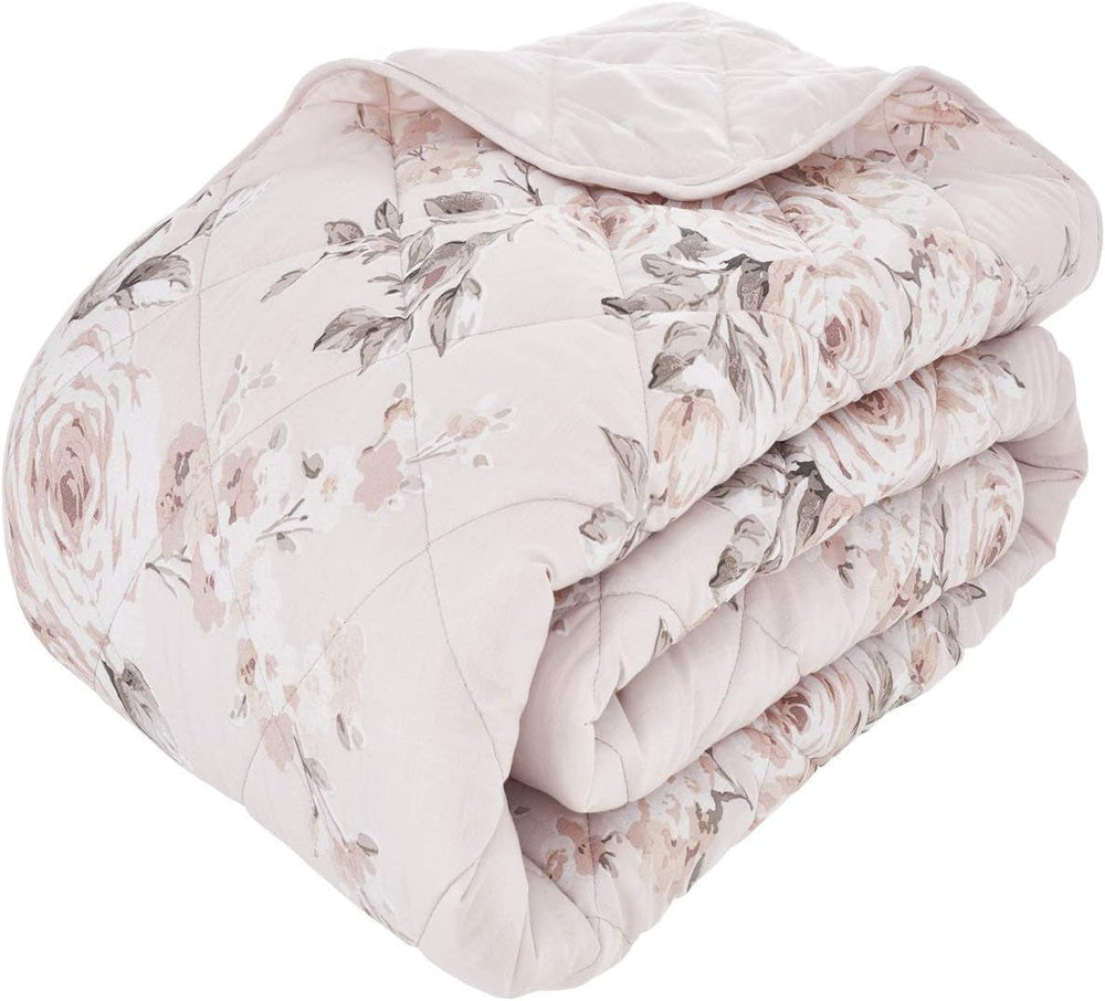 Catherine Lansfield Couvre-lit Canterbury, facile d'entretien, Blush, couvre-lit - 220X230Cm Lits et Couvre-lits Catherine Lansfield Rouge