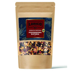 Larico Tea Thé aux fruits naturels Früchtchen Mix Fraises des bois Euphorie 50 g/Thé en vrac de qualité supérieure/Thé en vrac naturel