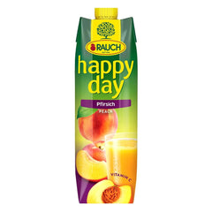 Rauch Bonne Journée Pêche | De fruits mûris au soleil | 6 x 1 litre, Tetra Prisma Boissons sans alcool Naty Shop