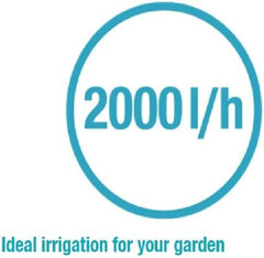 Système d'irrigation Gardena Micro-Drip Basic Unit 2000 : unité de base pour réduire la pression, débit d'eau env. 2 000 l/h, technologie de connexion simple et rapide (1354-20)