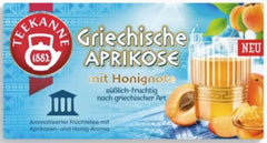 Teekanne Mélange de thés de différents pays, abricots grecs, oranges espagnoles, citrons italiens, mangues des Caraïbes, pêches méditerranéennes, cerises douces italiennes, 6 paquets, 270 g