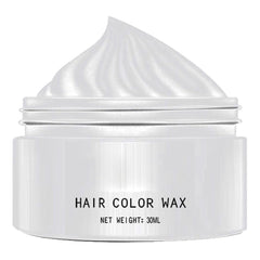 Vopsea de păr albă naturală, Vopsea de ceară de păr albă, Vopsea de păr naturală unisex albă, Vopsea de păr albă, Ceară de păr pentru petrecere Cosplay Halloween, Vopsea de păr Ceară de păr pentru petrecere, 30ML Vopsea pentru par Naty Shop Titlu implicit