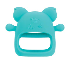 Nuby - Gant dentaire en silicone, sans BPA, Koala bleu, 3 mois et plus