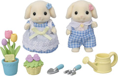 Sylvanian Families - 5736 Blumen- und Garten-Spielset mit Figuren - Figuren für Puppenhaus