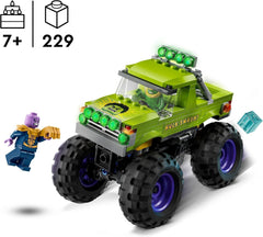 LEGO Ç€ Marvel Hulk Truck Vs. Thanos - Jouet de construction de super-héros - Véhicule et figurines Avengers - Monster truck pour un méga plaisir - Cadeau pour garçons et filles à partir de 7 ans - 76312 Jeux de construction Besuche den LEGO-Store