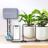 Système d'arrosage automatique d'intérieur WiFi – Système d'irrigation goutte à goutte intelligent avec contrôle par application, ordinateur d'arrosage pour 10 plantes d'intérieur, arrosage de vacances et arrosage des plantes (gris)