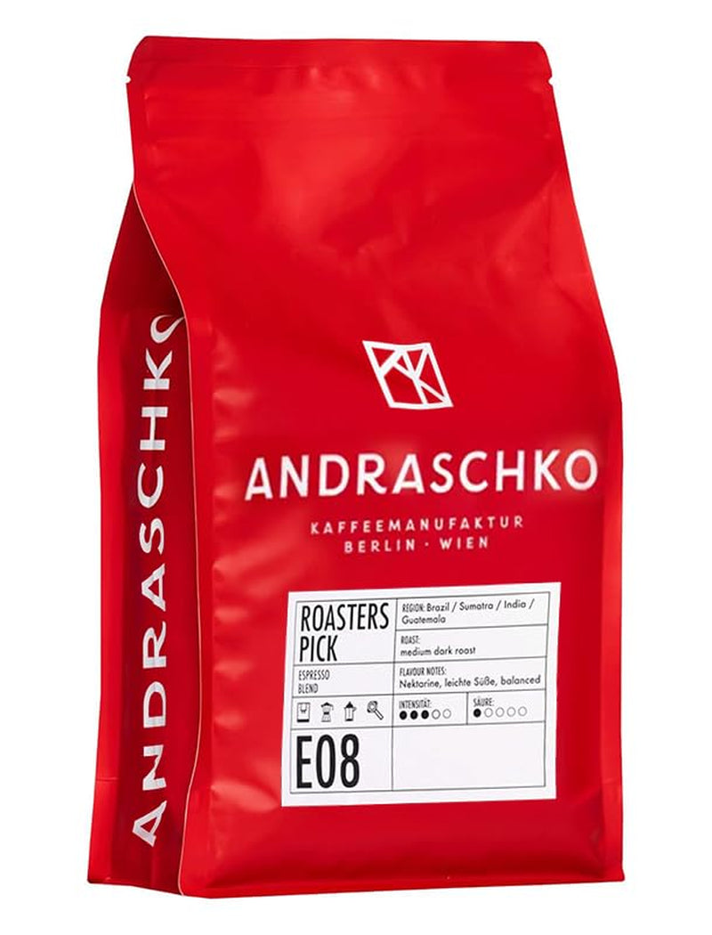 Roasters Pick Espresso Blend - 100% Arabica, ganze Bohne - vielschichtige Röstung - frisch in Berlin geröstet - 500g