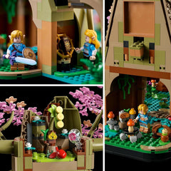 LEGO The Legend of Zelda Deku Tree 2-In-1 - pièce de collection avec princesse Zelda et 3 figurines Link - jeu de construction pour adultes et idée cadeau pour les fans de jeux vidéo - 77092 Jeux de construction Besuche den LEGO-Store