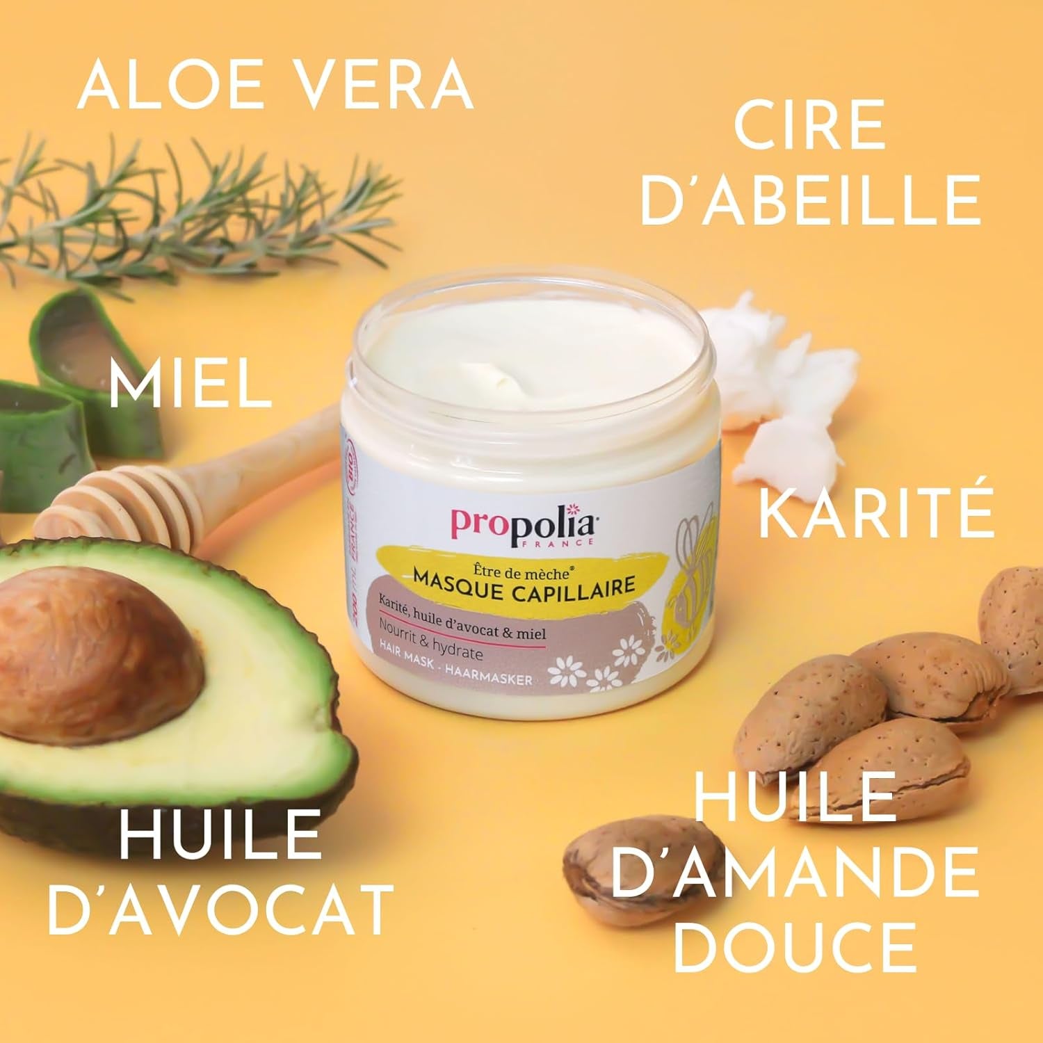 ® Mască de păr organică Masca de par Naty Shop