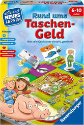 Ravensburger 24996 - Tout sur l'argent de poche - Jouer et apprendre pour les enfants, jeu éducatif pour les 6-10 ans, apprendre par le jeu pour 2-4 joueurs