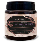 VEGAIROA - No Yellow Plex Mask - Mască neutralizantă pentru tonuri galbene și portocalii - Îngrijire hidratantă - Pigment violet - Produs profesional vegan de coafură - 275 g Masca de par Naty Shop Titlu implicit