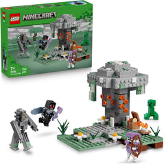 LEGO Minecraft Blasser Garden - Jeux créatifs pour enfants - Jeux pour jeunes et filles à partir de 7 ans - avec figurines Minecraft - Mottenmann, Creeper, Skelet et Knarz - Jeu - 21586