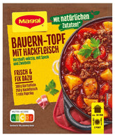 MAGGI Fix für Bauern-Topf mit Hackfleisch, Würzmischung, mit natürlichen Zutaten*, für 2 Portionen, 1er Pack (1 x 39g )