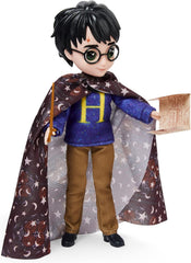 Wizarding World Harry Potter - Ensemble de jouets avec poupée Harry Potter plus grande de 20,3 cm, y compris Besen, Tarnumhang et autres accessoires