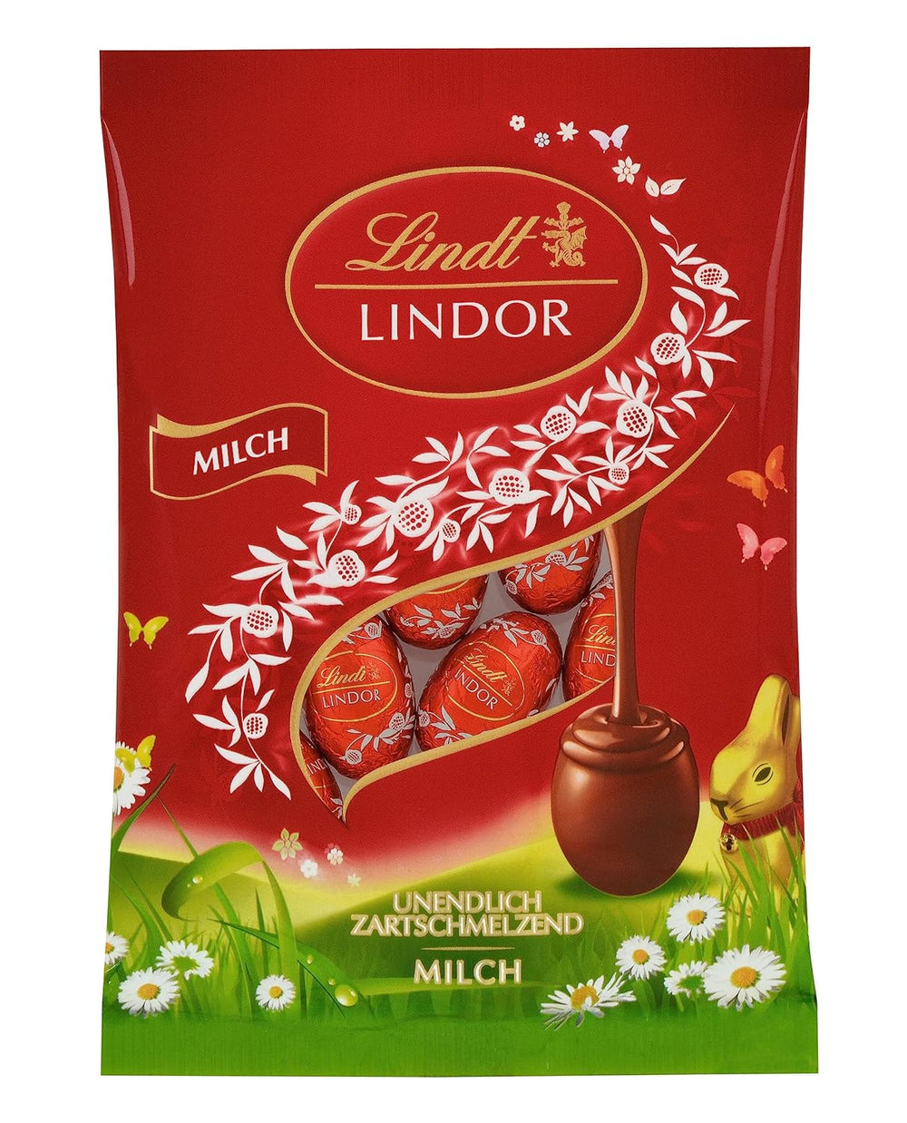 Lindt Lindor mini œufs, sachet, lait entier, 100g