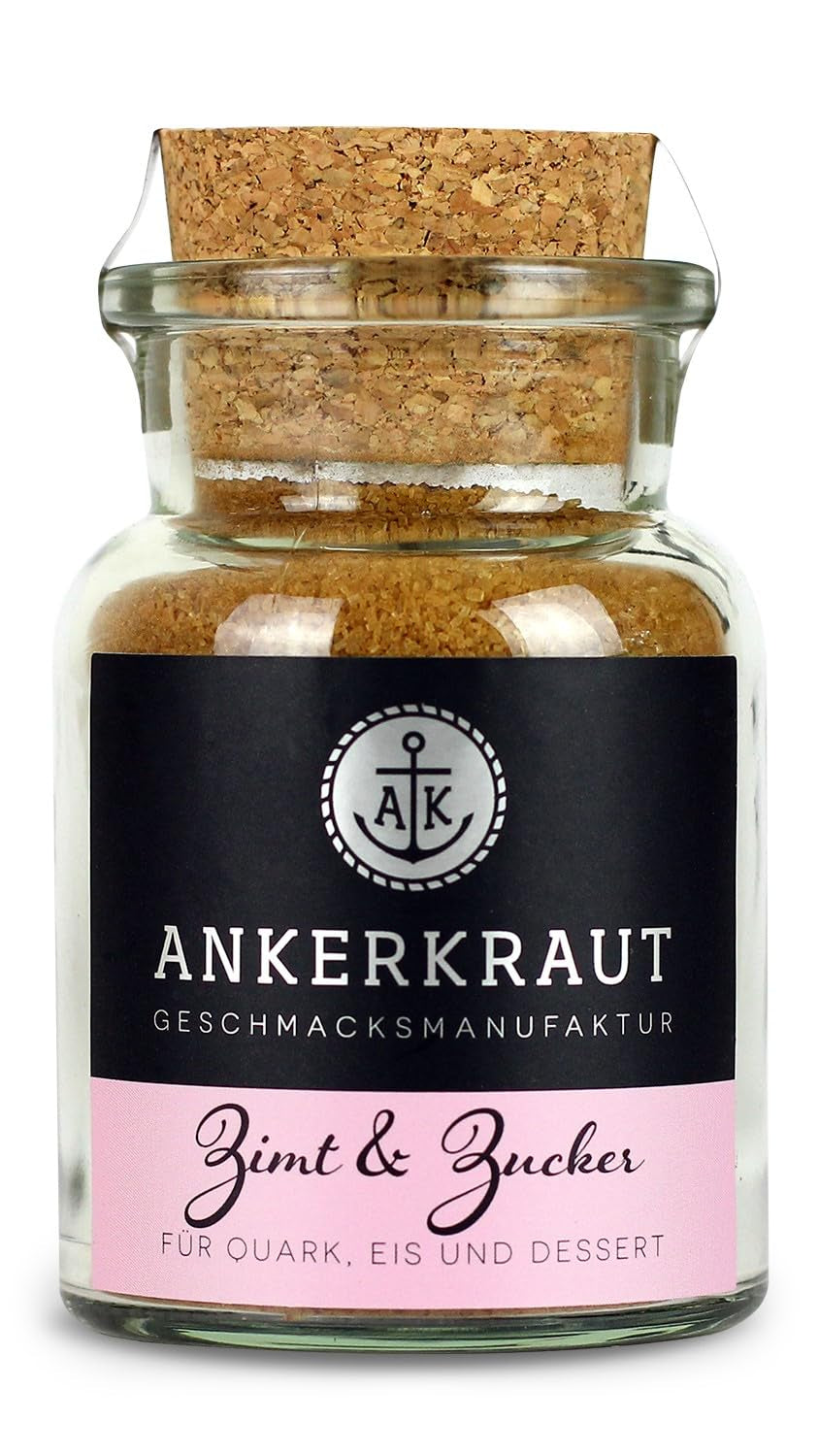 Ankerkraut Zimt & Zucker, 100g en verre de liège