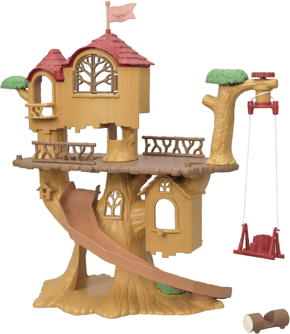 Sylvanian Families 5494 Cabane dans les arbres avec aventure - Ensemble de jeu pour maison de poupée