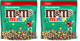 M&M's Chocolate Minis, Chocolat, 1 x 324 g, Lentilles au chocolat (324 g) (Paquet de 2)