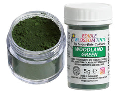 Sugarflair Blossom Tint Dust Forest Brown - Colorant alimentaire en poudre pour décorations de gâteaux, fondants, glaçages, chocolat, crème au beurre, macarons et plus - 5G