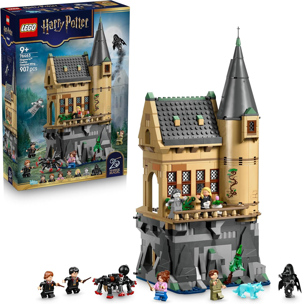 LEGO Harry Potter Château de Poudlard : Flèches de château - Ensemble de bricolage avec 7 figurines - Modèle avec Hermine et Ron Figures - Créations créatives pour les filles, les jeunes et les fans à partir de 9 ans - 76463