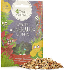 Wildkräuter Samen : Bunte Premium Kräuter Samen Mischung mit Löwenzahn Samen, Sauerampfer, Spitzwegerich uvm – Unkraut Samen Mix für Garten, Balkon – Kräuter Pflanzen Saatgut alte Sorten von OwnGrown