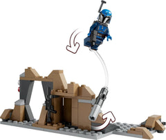 LEGO Star Wars : Mandalorian Ambush on Mandalore Battle Pack, jouet de construction d'aventure pour enfants, ensemble d'action à collectionner, idée cadeau pour garçons et filles 75373 Jeux de construction Besuche den LEGO-Store