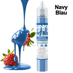 Colorant alimentaire liposoluble – 30 ml de colorant alimentaire concentré à base d'huile pour chocolat, ensemble de colorants alimentaires pour décoration de gâteaux, fondant, crème au beurre, pâtisserie, travaux manuels (bleu marine)