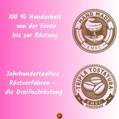 Grains d'espresso biologiques 500 g dans une boîte à café scellée - qualité supérieure et réutilisables - grains de café haut de gamme torréfiés en Sicile