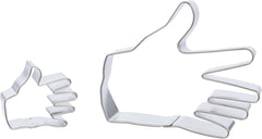 SC619 Emporte-pièces et gâteaux à motif manuel, petites et grandes tailles assorties, acier inoxydable, argent, 10 x 2 x 9 cm, 2 pièces