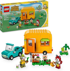 LEGO Animal Crossing La caravane et le jardin de Gerd - Jeu de rôle - Voiture pour enfants de 7 ans - Cadeau pour filles et garçons - Figurine animale - Jeu vidéo 77054 Ensembles de construction Besuche den LEGO-Store Default Title