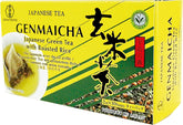 Thé vert au riz rond torréfié, Genmaicha (1 x 20 g - 10 sachets de 2 g chacun)