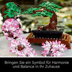 LEGO Botanicals Bonsai Baum Set for Erwachsene - Pflanzen Home Deko Set - DIY Project and entspansende creative Aktivität - Giftidee for Frauen and Männer - Botanik Kollektion 10281