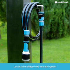 CELLFAST Tuyau d'arrosage Tuyau d'arrosage 6 Couches Tuyau d'irrigation en Tissu Double tressé résistant aux UV Tuyau Flexible Anti-algues 32 Bar 1 Pouce 25 mètres Hobby