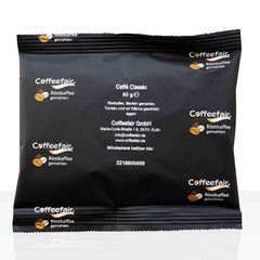 Café filtré Coffeefair Caffe Classic 80 x 60 g de café moulu, qualité gastronomique, légèrement torréfié, équilibré et corsé, pour expressos à café filtré
