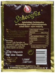Teekanne Schocofix chocolat à boire, paquet de 50 x 25 grammes Cacao et Chocolat Chaud Naty Shop