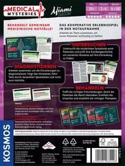 KOSMOS 684426 Medical Mysteries - Jeu de société RPG Medical Crime Files de la coopérative médicale de Miami pour les 16 ans et plus