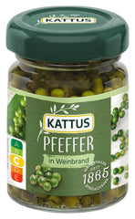 - Grüner Pfeffer chez Weinbrand | Ganzer, eingelegter Pfeffer zum Würzen von Saucen | 50 g en verre
