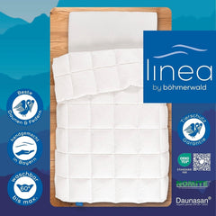 Couette confort, (90 bouffées / 10 plumes), blanc, 135 X 200 Cm Couettes et couettes Naty Shop