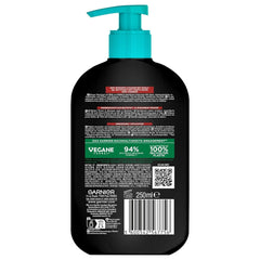 Garnier, Cleanser cu cărbune, gel de curățare facială împotriva punctelor negre și a coșurilor, 250 ml Duș și baie Naty Shop