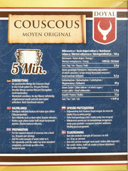 Couscous – Couscous léger et moelleux au léger goût de noisette – Une spécialité typiquement nord-africaine – 1 x 500g
