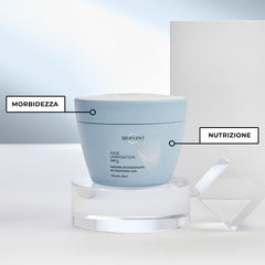 Lamination des cheveux Étape 2, Masque réparateur 200 ml, 6,7 Fl Oz Fabriqué en Italie Masque capillaire Naty Shop