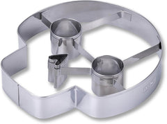 Emporte-pièce ZENKER XXL avec tête de mort, argent