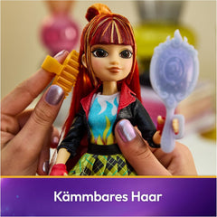 Unicorn Academy Valentina Doll - la poupée originale de la populaire série Netflix, de 24 cm de haut, avec cheveux naturels, vêtements et accessoires amovibles, pour les enfants à partir de 4 ans