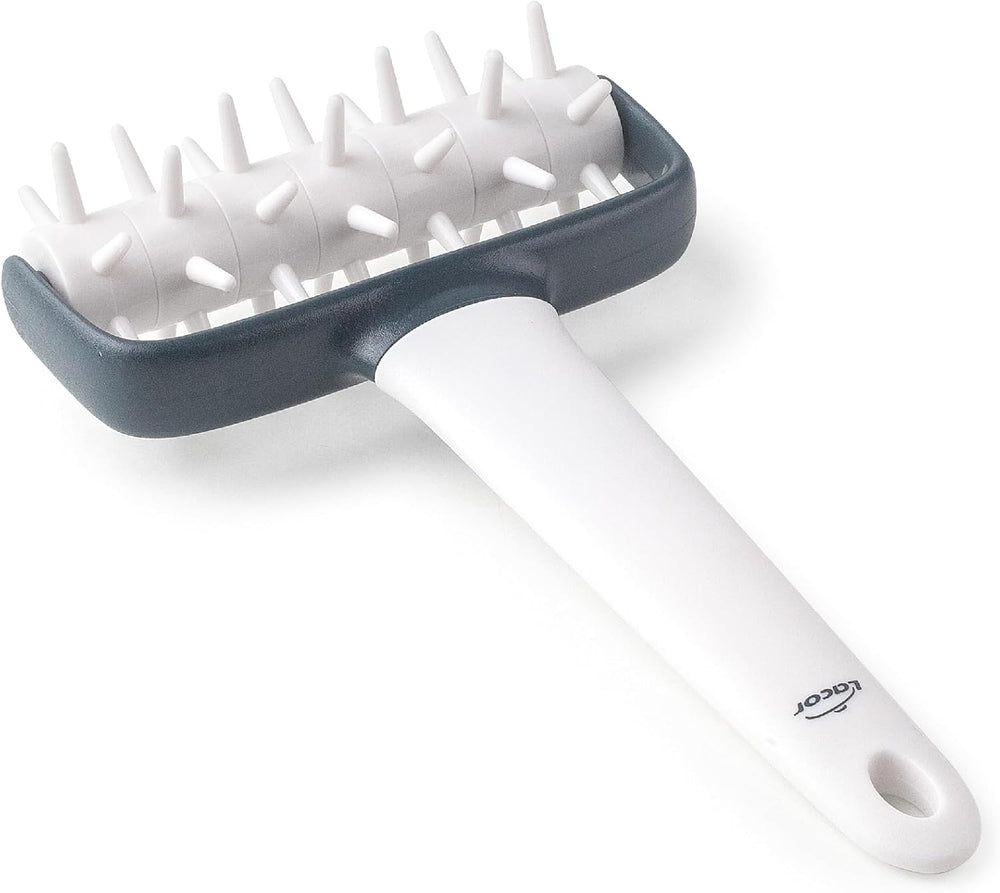 - 68802 - Éponge de cuisine, rouleau à tasser, rouleau à pâtes, évite les bulles dans la pâte, manche ergonomique, 100% amovible, passe au lave-vaisselle, polypropylène, sans BPA, 12x19,5 cm