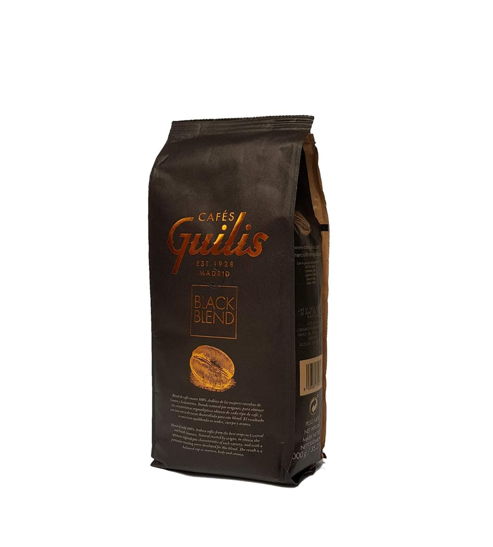 CAFES GUILIS DESDE 1928 AMANTES DEL CAFÉ Kaffeebohnen Arabica Black Blend 1kg