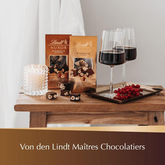 Lindt NUXOR, Gianduja crémeux (lait et noir) aux noisettes entières torréfiées, 206 grammes Naty Shop Chocolates