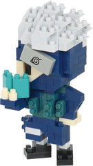 Bandai - Nanoblock - Kakashi Hatake - Mini-Bausteinfigur - Jeu de construction - Bausatz für Manga-Pixel-Figur - NBCC137