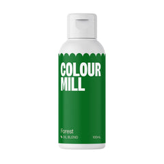 Colorant alimentaire Color Mill Oil Blend Forest Oil - Colorant alimentaire pour chocolat, fondant, muffins, gâteaux, pâtisserie, macarons - Colorant alimentaire pour décorer gâteaux - 100 ml